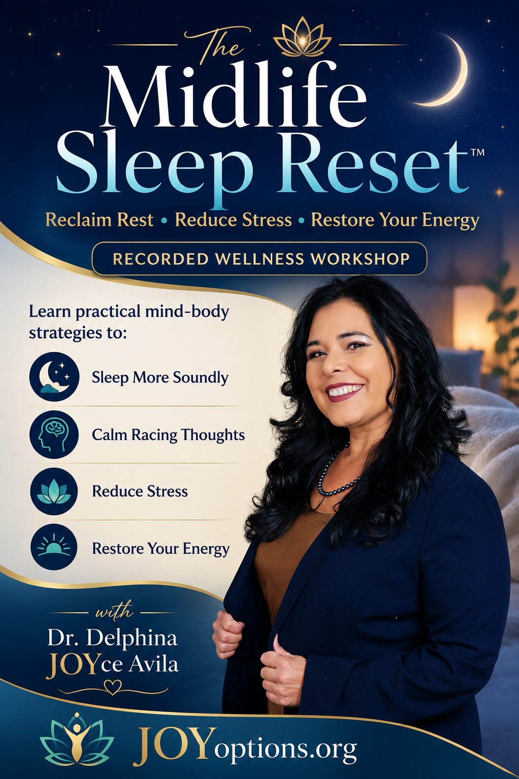 The Midlife Sleep Reset™: Reclaim Rest, Reduce Stress & Restore Your Energy After 40
