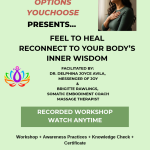 Feel to Heal recorded workshop cover