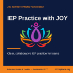 IEP Practice with JOY cover | JOY Journey Options YouChoose