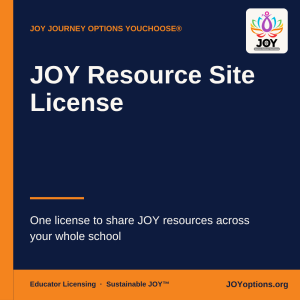 JOY Resource Site License cover | JOY Journey Options YouChoose