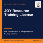 JOY Resource Training License cover | JOY Journey Options YouChoose